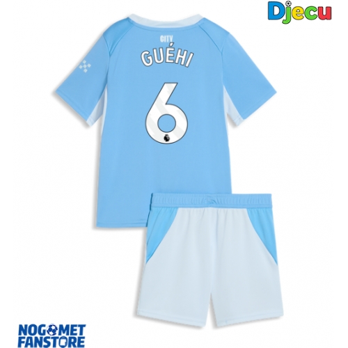 Manchester City Marc Guehi #6 Domaci Dres za djecu 2026-27 Kratak Rukav (+ Kratke hlače)